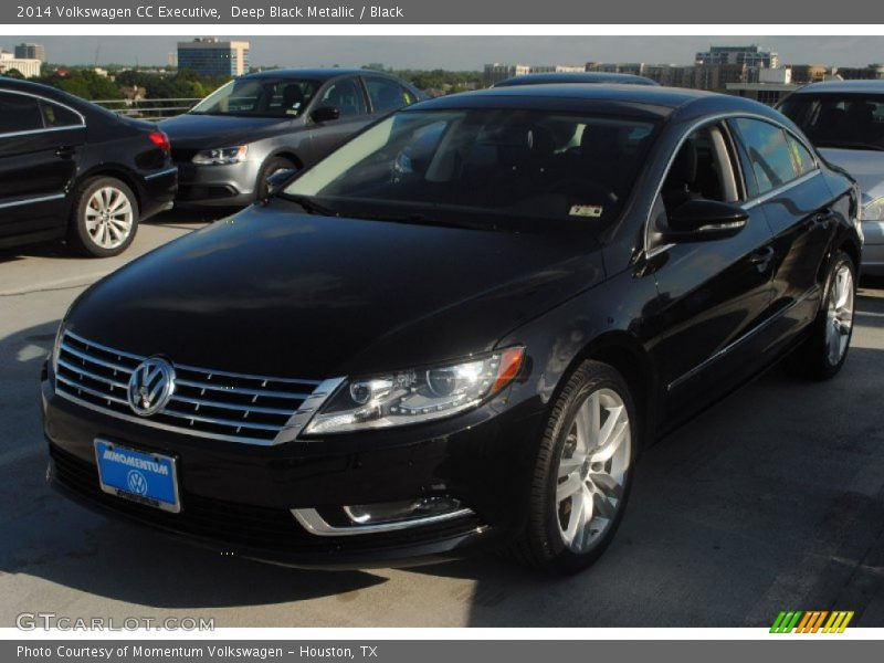 Deep Black Metallic / Black 2014 Volkswagen CC Executive