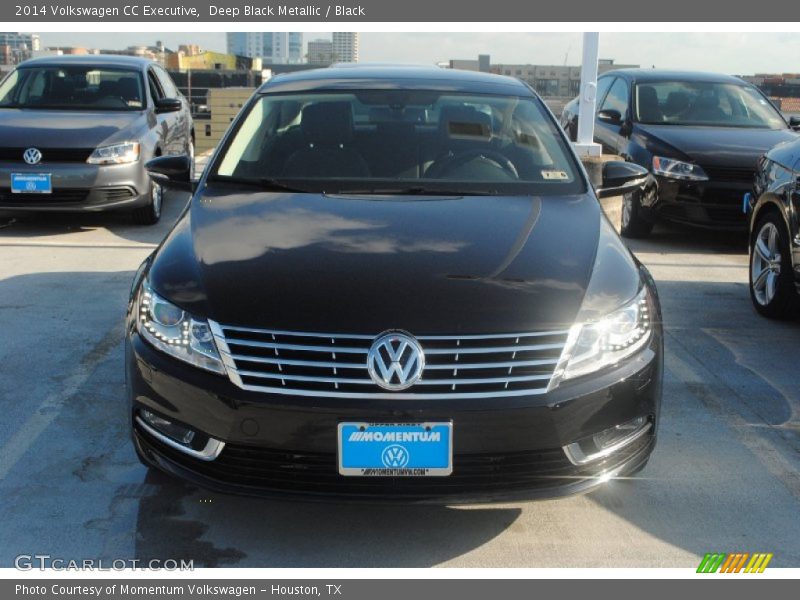 Deep Black Metallic / Black 2014 Volkswagen CC Executive