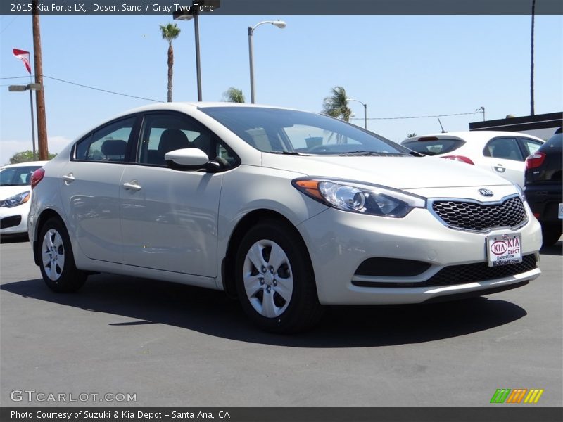 Desert Sand / Gray Two Tone 2015 Kia Forte LX