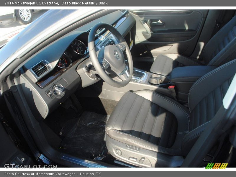 Deep Black Metallic / Black 2014 Volkswagen CC Executive
