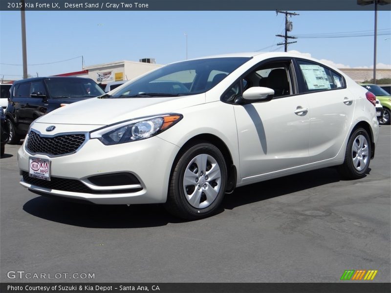 Desert Sand / Gray Two Tone 2015 Kia Forte LX