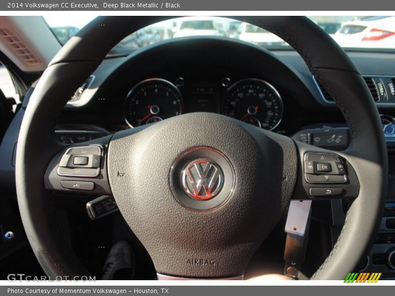 Deep Black Metallic / Black 2014 Volkswagen CC Executive