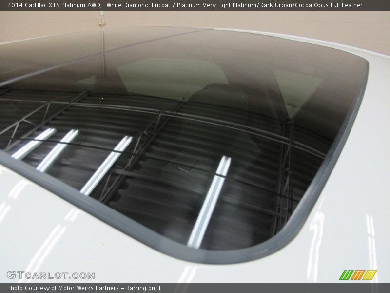 White Diamond Tricoat / Platinum Very Light Platinum/Dark Urban/Cocoa Opus Full Leather 2014 Cadillac XTS Platinum AWD