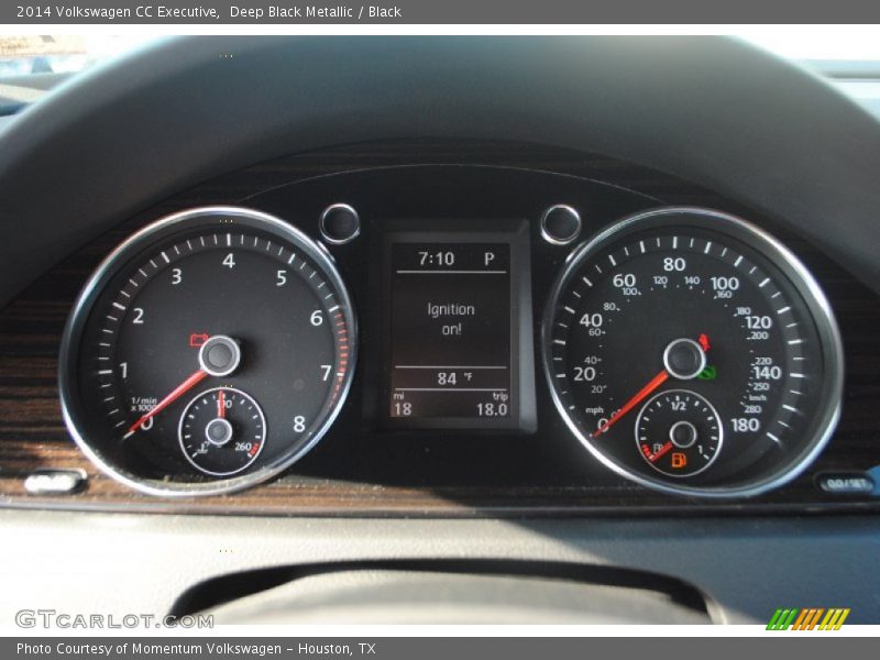 Deep Black Metallic / Black 2014 Volkswagen CC Executive