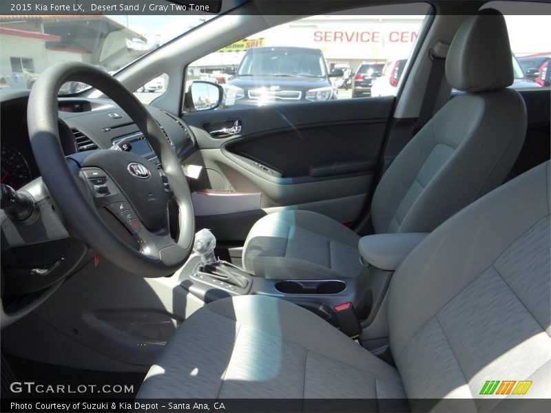 Desert Sand / Gray Two Tone 2015 Kia Forte LX