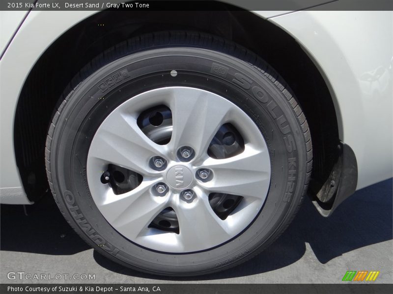 Desert Sand / Gray Two Tone 2015 Kia Forte LX