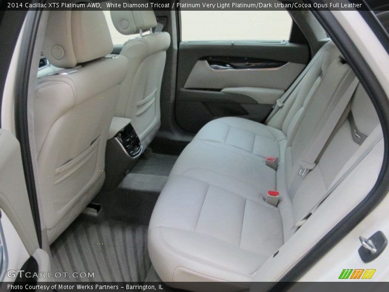 Rear Seat of 2014 XTS Platinum AWD