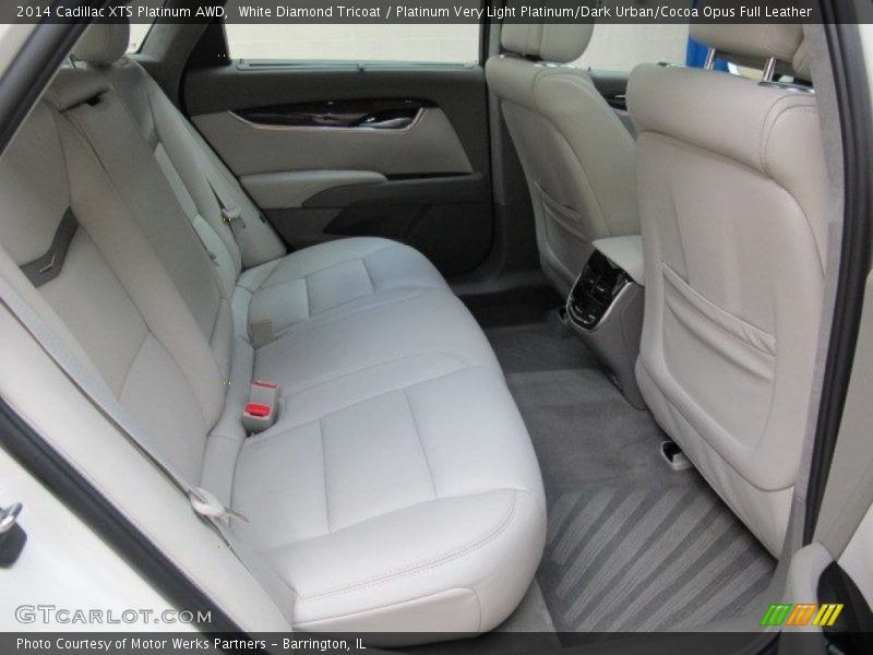 Rear Seat of 2014 XTS Platinum AWD