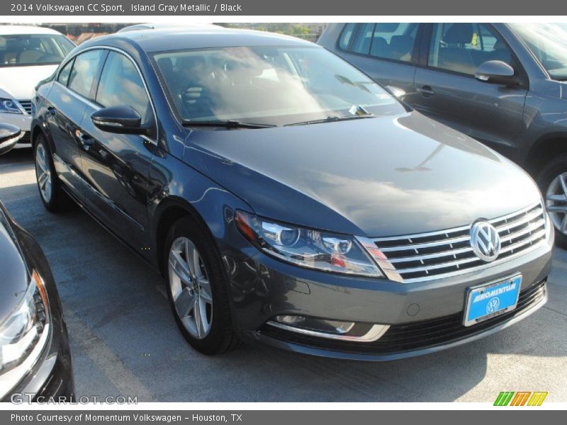Island Gray Metallic / Black 2014 Volkswagen CC Sport