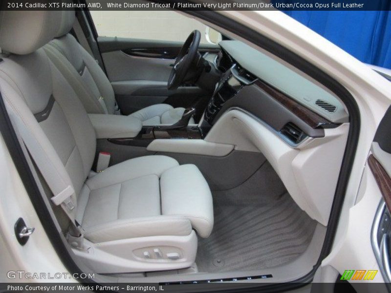 Front Seat of 2014 XTS Platinum AWD