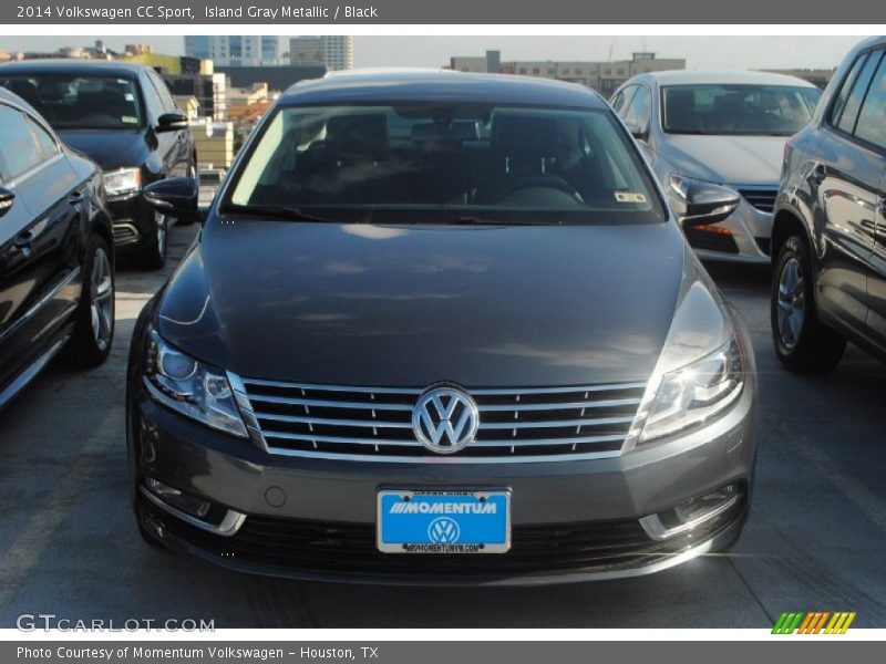 Island Gray Metallic / Black 2014 Volkswagen CC Sport