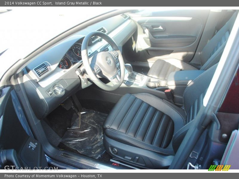 Island Gray Metallic / Black 2014 Volkswagen CC Sport