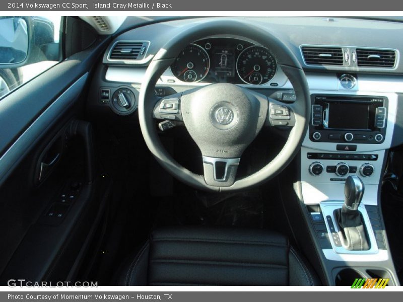 Island Gray Metallic / Black 2014 Volkswagen CC Sport