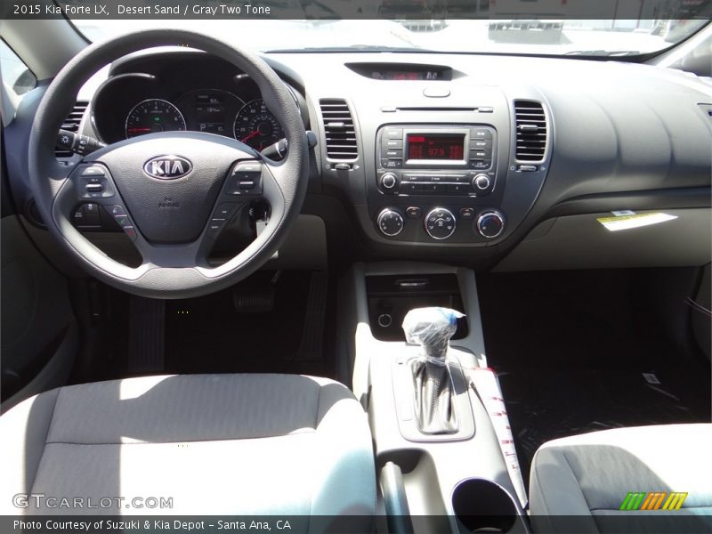 Desert Sand / Gray Two Tone 2015 Kia Forte LX