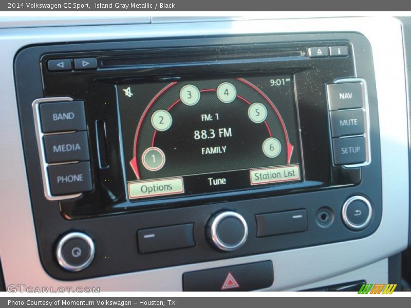 Island Gray Metallic / Black 2014 Volkswagen CC Sport