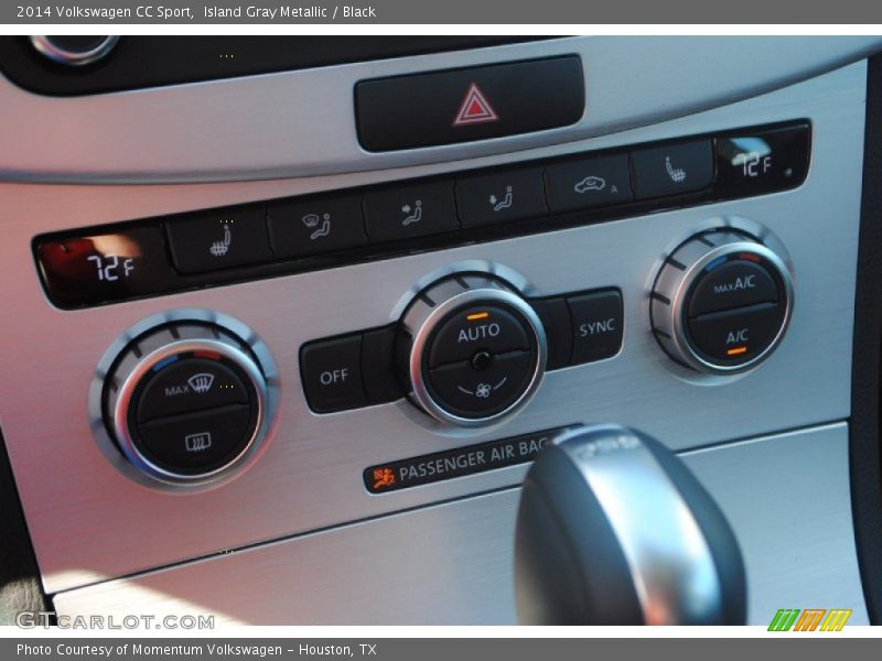 Island Gray Metallic / Black 2014 Volkswagen CC Sport