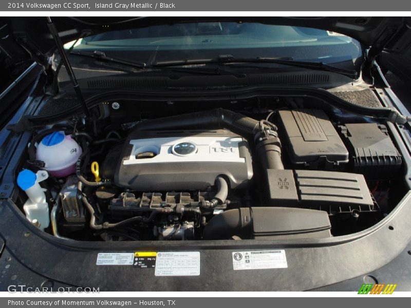 Island Gray Metallic / Black 2014 Volkswagen CC Sport
