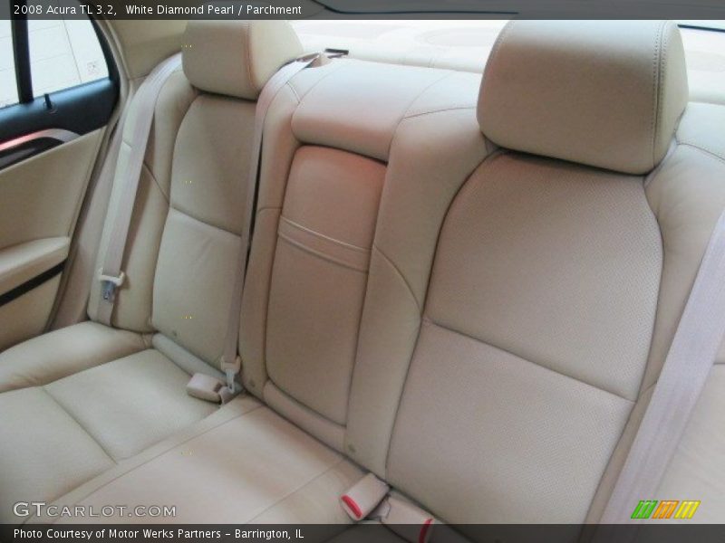 White Diamond Pearl / Parchment 2008 Acura TL 3.2