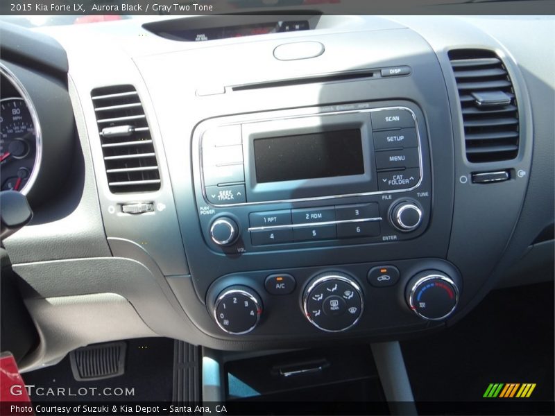 Aurora Black / Gray Two Tone 2015 Kia Forte LX