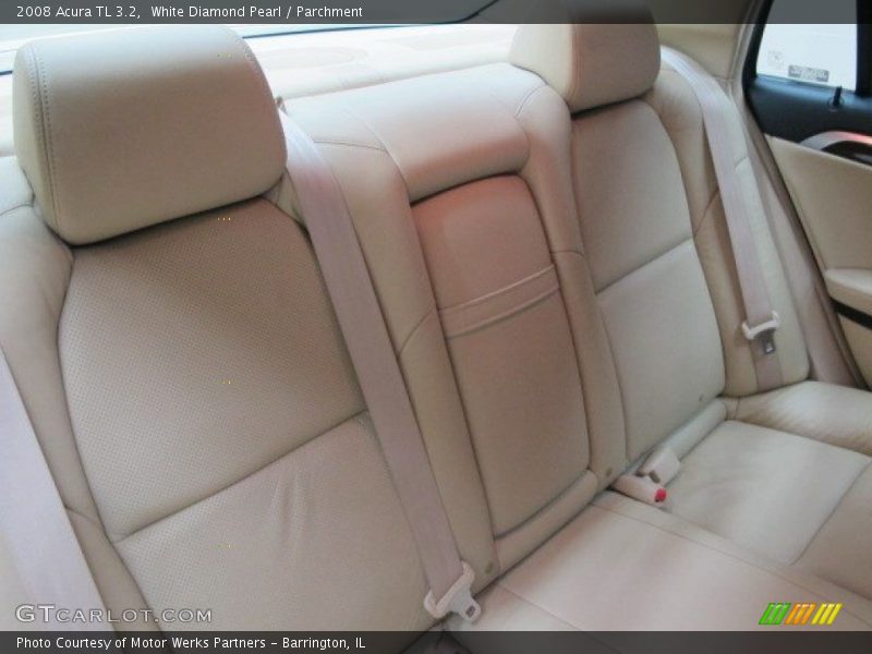 White Diamond Pearl / Parchment 2008 Acura TL 3.2