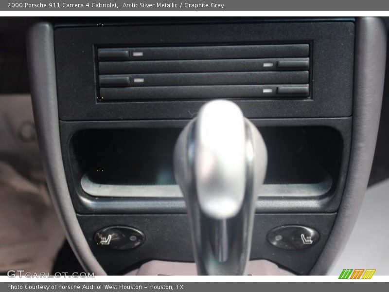Arctic Silver Metallic / Graphite Grey 2000 Porsche 911 Carrera 4 Cabriolet