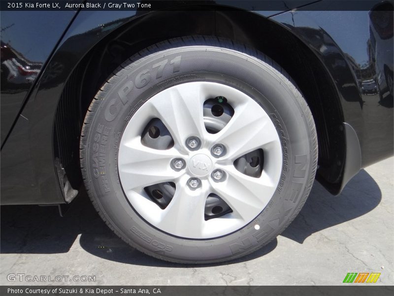 Aurora Black / Gray Two Tone 2015 Kia Forte LX
