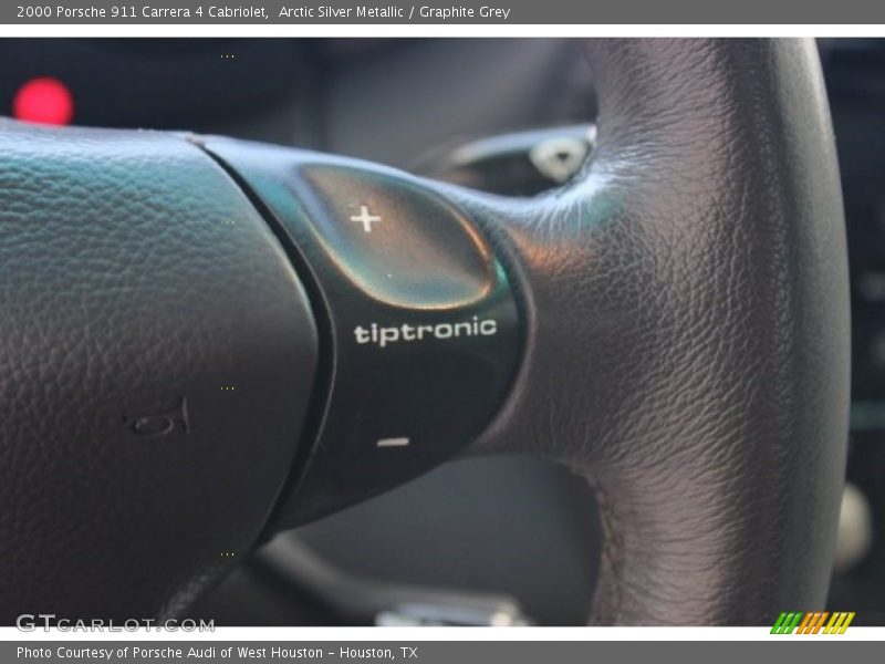 Arctic Silver Metallic / Graphite Grey 2000 Porsche 911 Carrera 4 Cabriolet