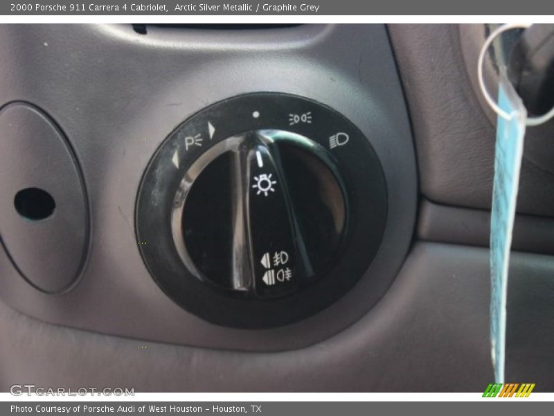 Arctic Silver Metallic / Graphite Grey 2000 Porsche 911 Carrera 4 Cabriolet