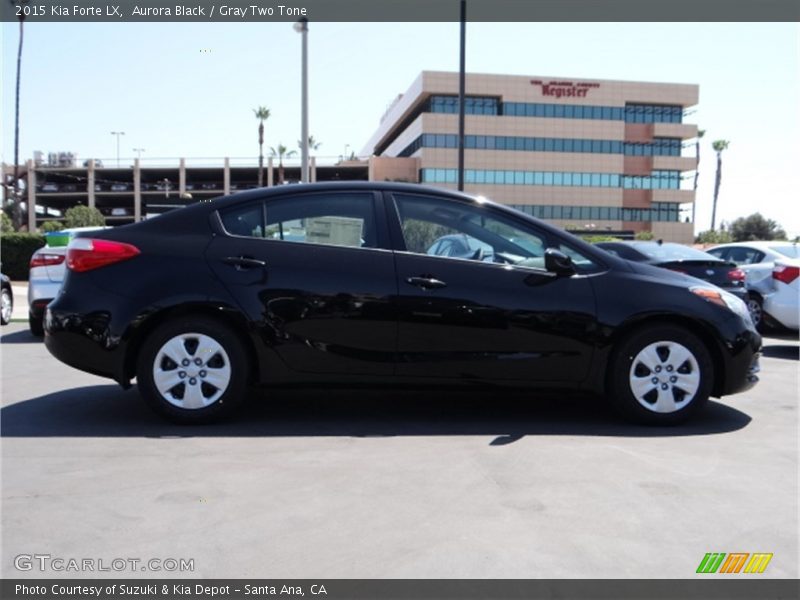 Aurora Black / Gray Two Tone 2015 Kia Forte LX