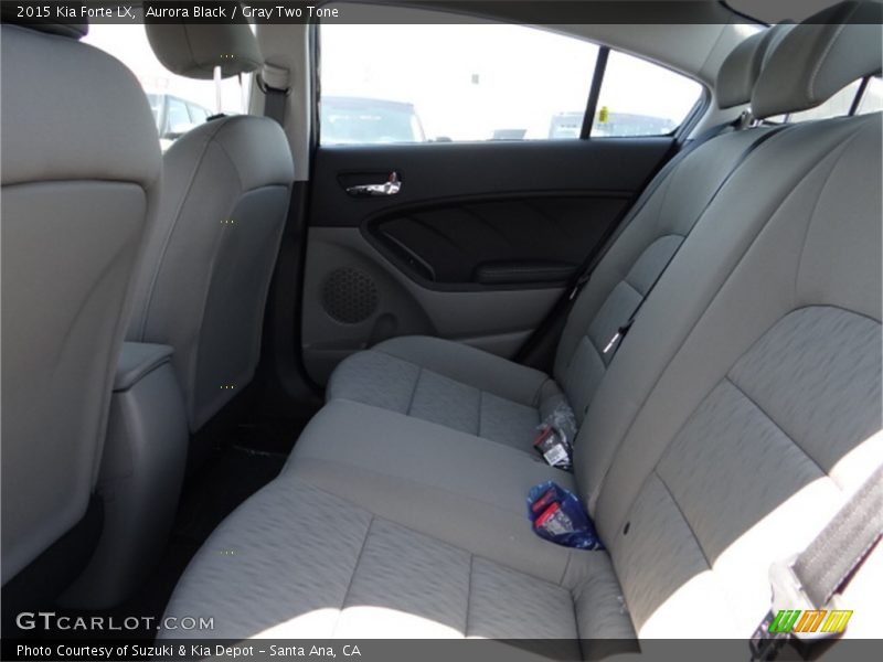 Aurora Black / Gray Two Tone 2015 Kia Forte LX