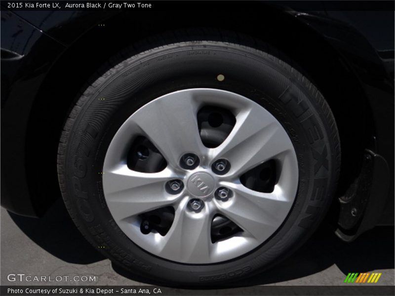 Aurora Black / Gray Two Tone 2015 Kia Forte LX