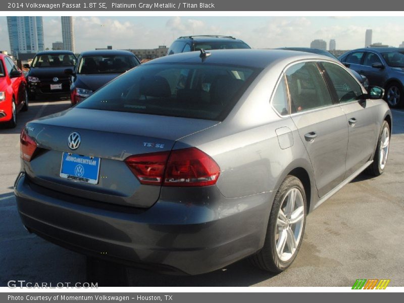 Platinum Gray Metallic / Titan Black 2014 Volkswagen Passat 1.8T SE