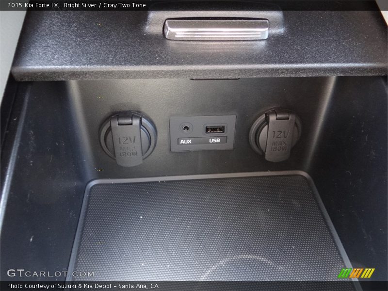 Bright Silver / Gray Two Tone 2015 Kia Forte LX