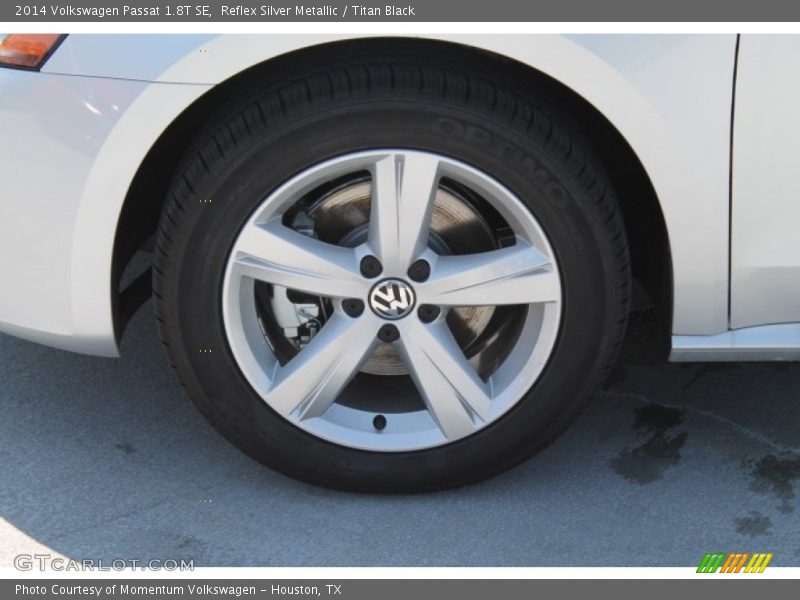 Reflex Silver Metallic / Titan Black 2014 Volkswagen Passat 1.8T SE