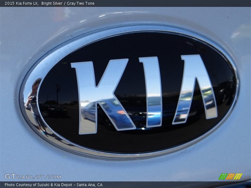 Bright Silver / Gray Two Tone 2015 Kia Forte LX