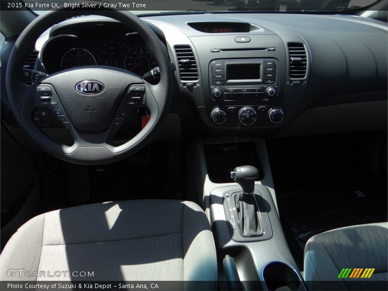 Bright Silver / Gray Two Tone 2015 Kia Forte LX