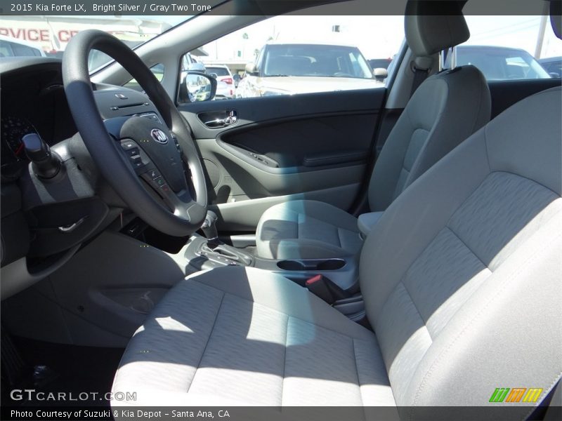 Bright Silver / Gray Two Tone 2015 Kia Forte LX