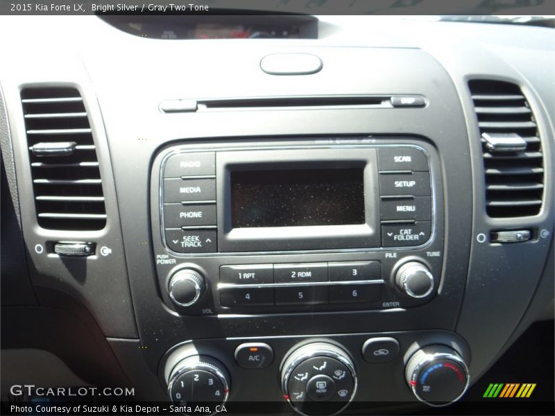 Bright Silver / Gray Two Tone 2015 Kia Forte LX
