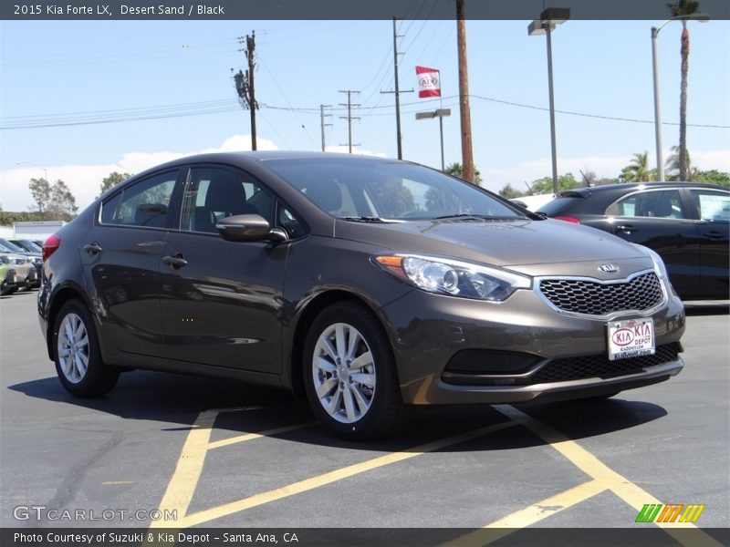 Desert Sand / Black 2015 Kia Forte LX