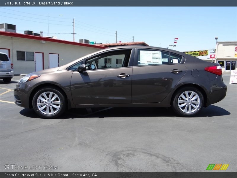 Desert Sand / Black 2015 Kia Forte LX