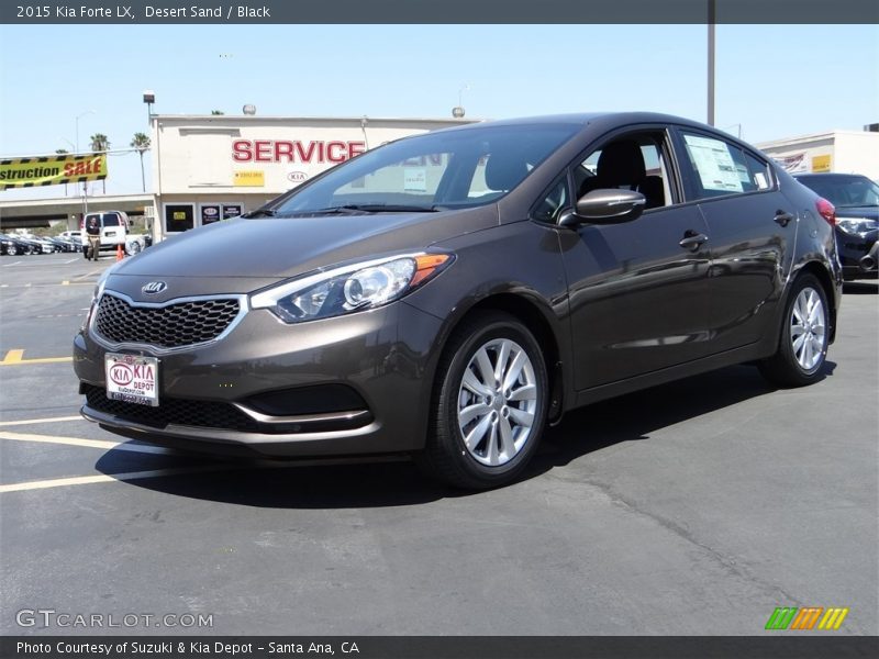 Desert Sand / Black 2015 Kia Forte LX