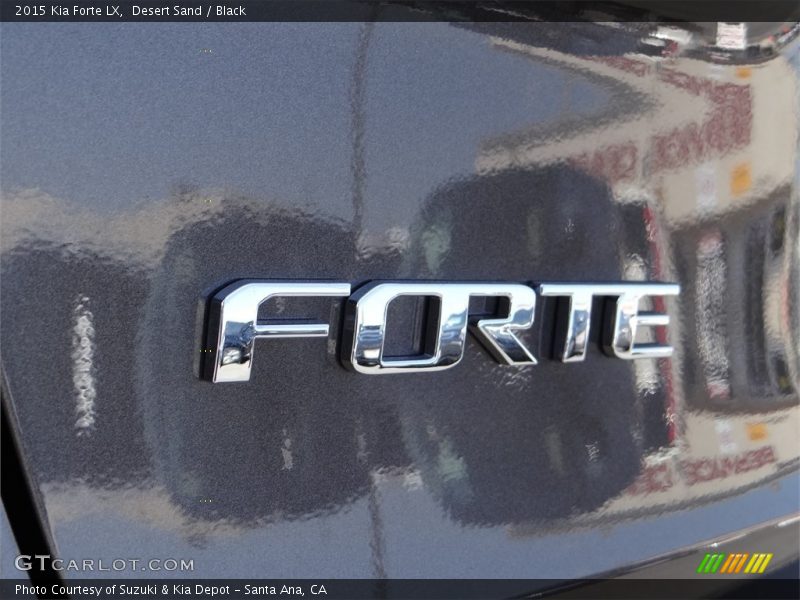 Desert Sand / Black 2015 Kia Forte LX