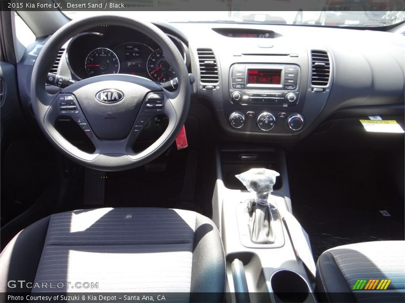 Desert Sand / Black 2015 Kia Forte LX