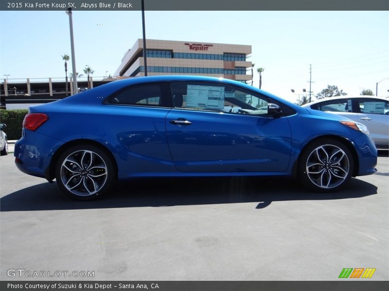 Abyss Blue / Black 2015 Kia Forte Koup SX