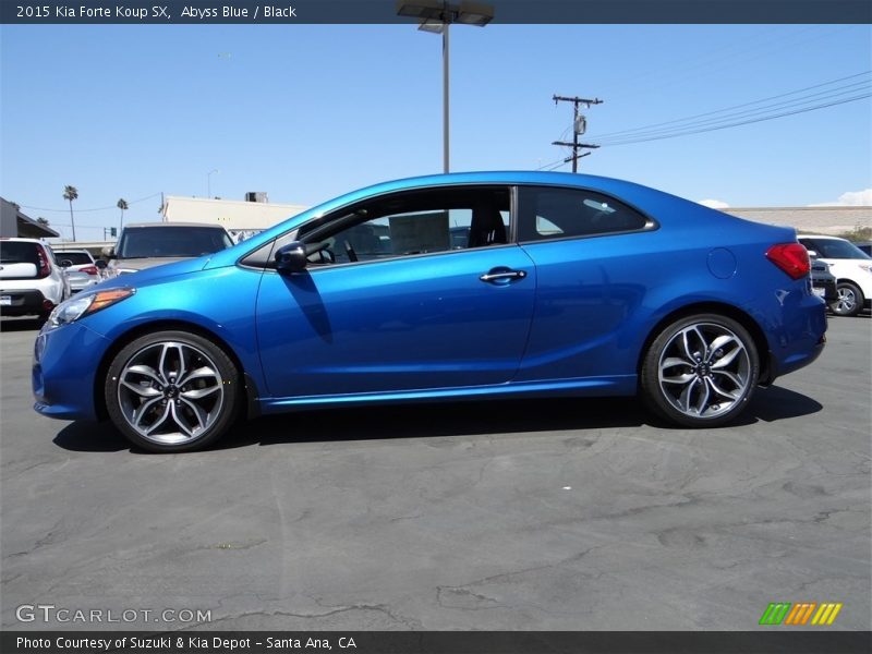 Abyss Blue / Black 2015 Kia Forte Koup SX
