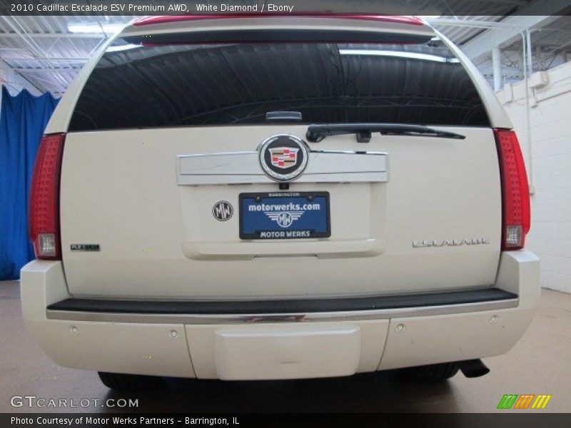 White Diamond / Ebony 2010 Cadillac Escalade ESV Premium AWD