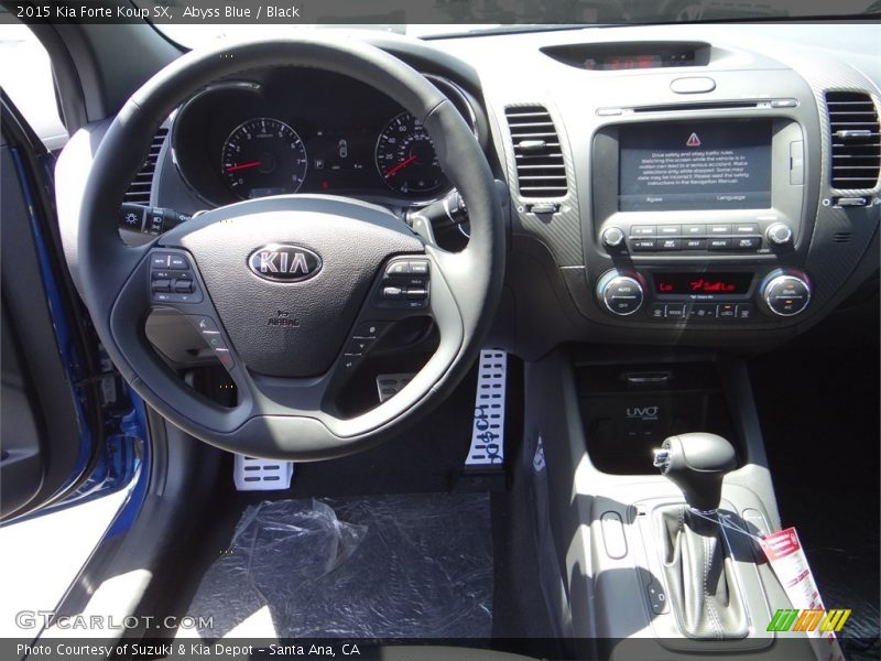 Abyss Blue / Black 2015 Kia Forte Koup SX