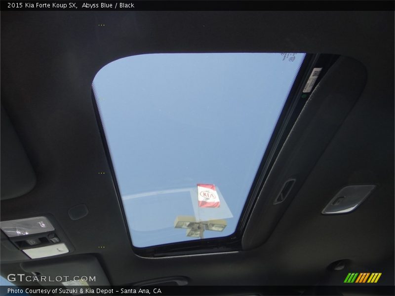 Abyss Blue / Black 2015 Kia Forte Koup SX