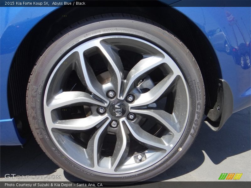 Abyss Blue / Black 2015 Kia Forte Koup SX