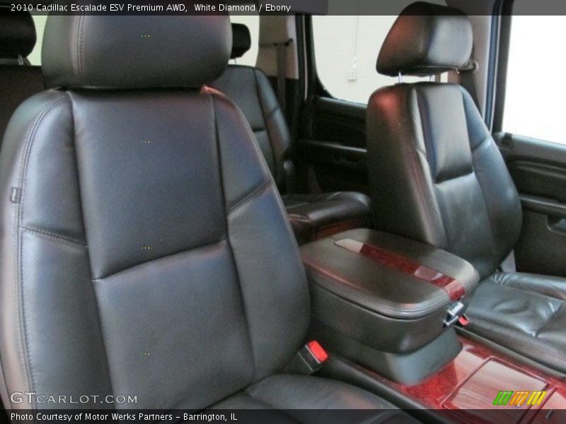 White Diamond / Ebony 2010 Cadillac Escalade ESV Premium AWD